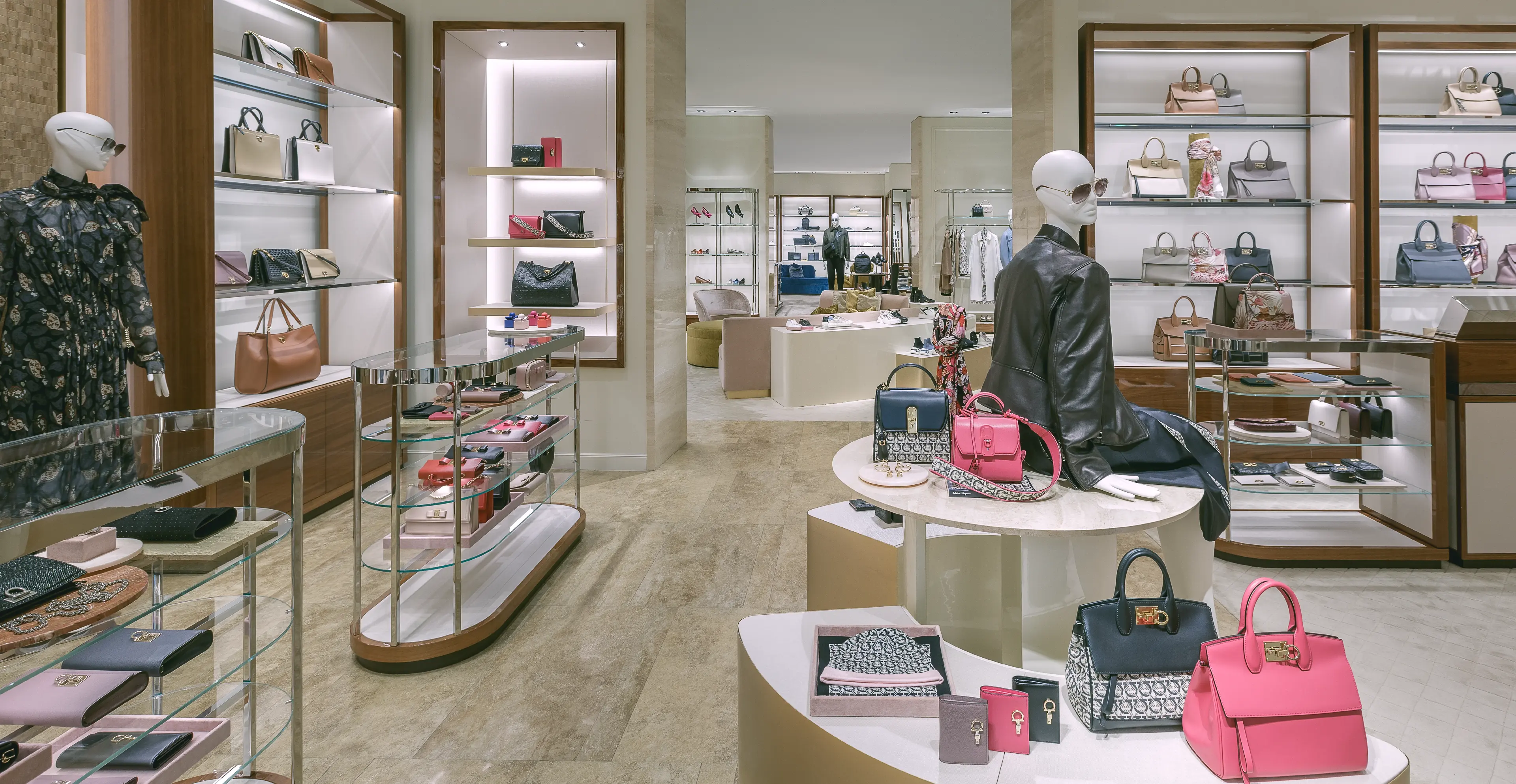 Capturing Luxury: Ferragamo’s Store Displays at Short Hills Mall